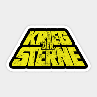 War of the Stars (German) Sticker